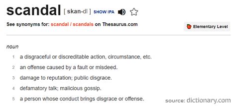 public scandal meaning in tagalog